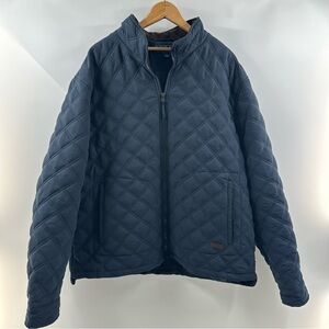 Mens Cherokee Navy Blue Quilted Jacket